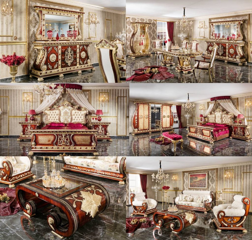 furniture rumah full set, furniture klasik mewah, furniture rumah Jepara, Limited Edition Furniture Klasik Ukiran Mewah Bahan Berkualitas