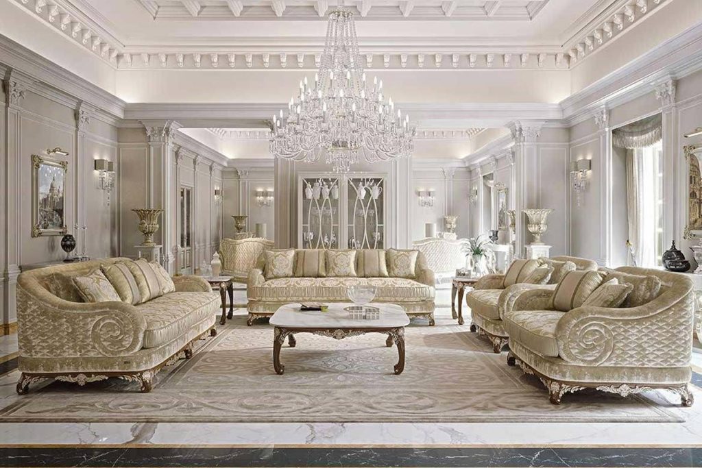 Set Sofa Tamu Mewah Terbaru High Class Carving