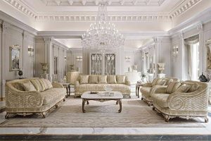 Set Sofa Tamu Mewah Terbaru High Class Carving